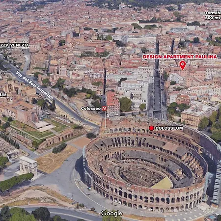 Design Paulina 300 Mt From Colosseum Appartement Rome