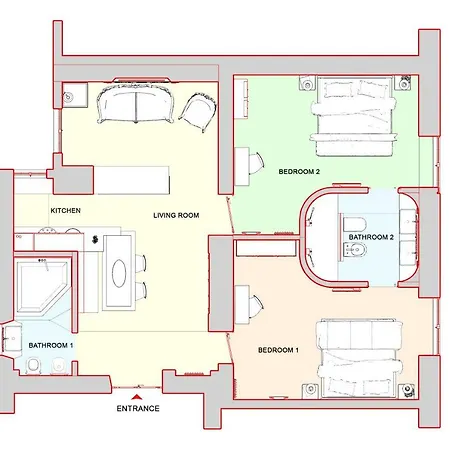 Apartment Design Apartment Paulina 300 Mt From Colosseum Rome